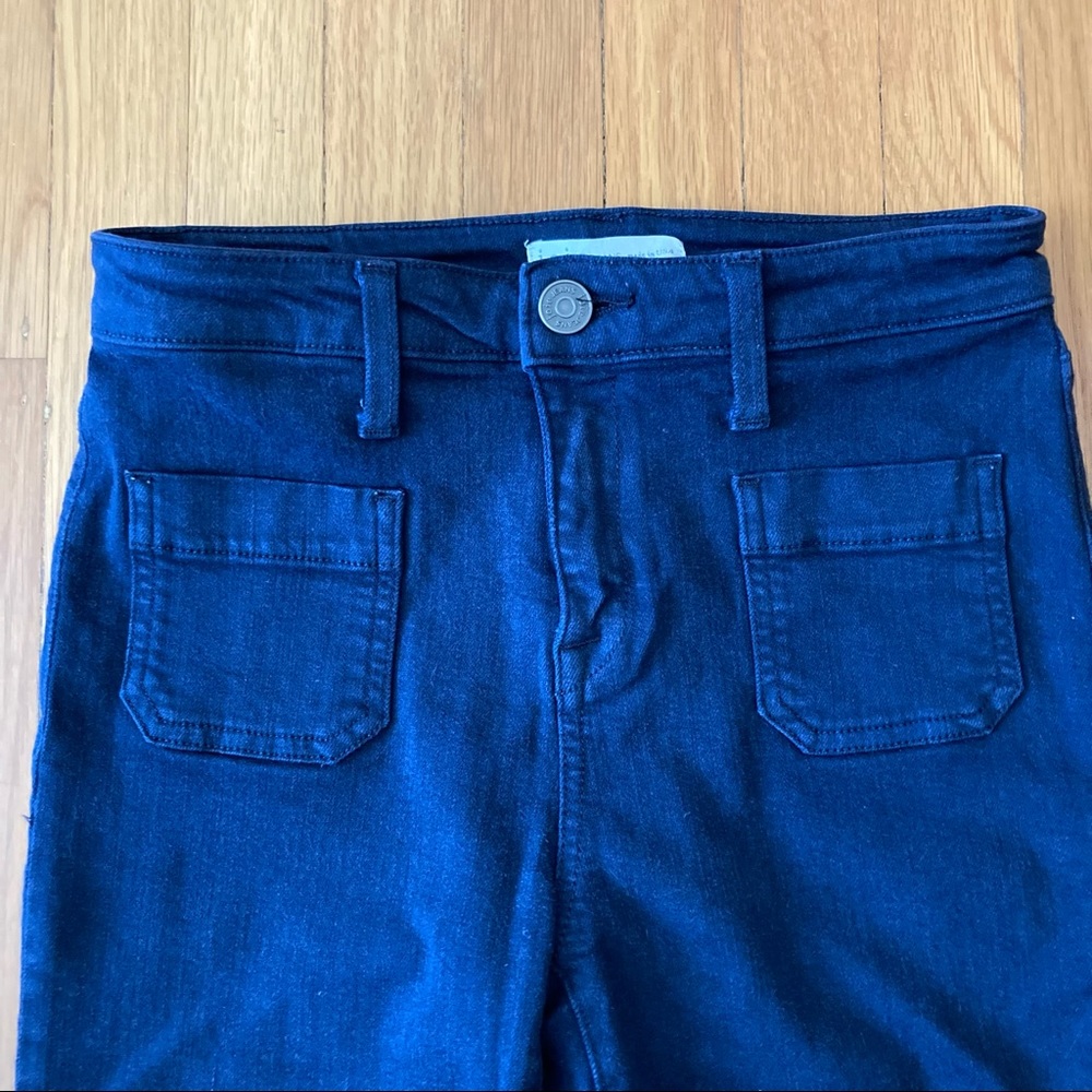 Joie Enchante Flare Jeans in Dark Navy Size 26 - Picture 2 of 12